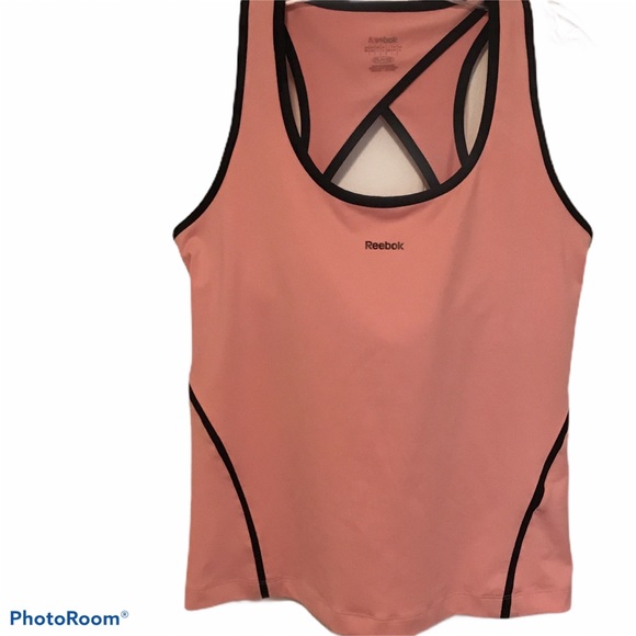Reebok Tops - Reebok Playdry Pink Athletic Top Built in Bra L